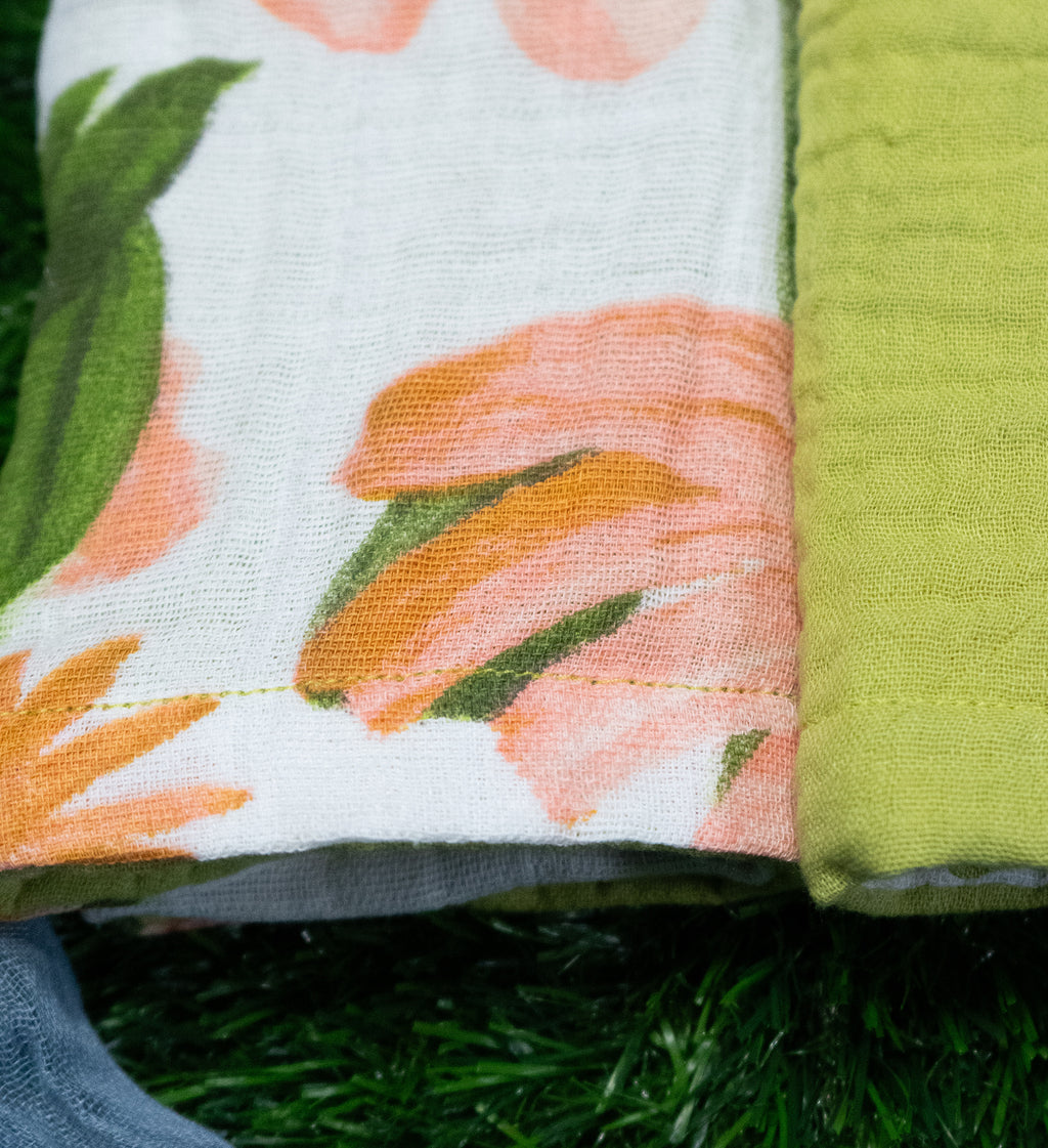 Muslin Burp Cloth Set | Bloom Society