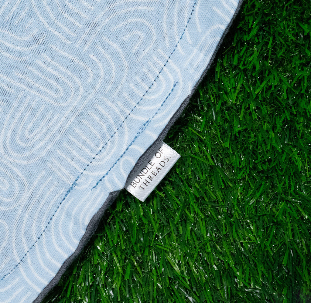 Muslin Burp Cloth Set | Blue Bliss
