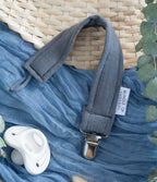 Pacifier Clip | Charcoal Fog