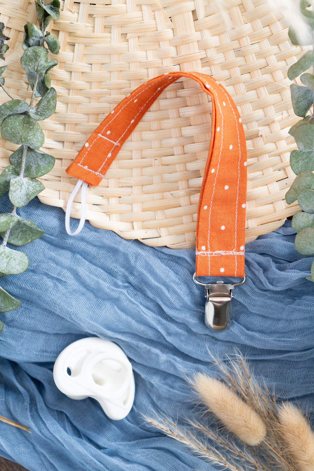 Pacifier Clip | Clementine