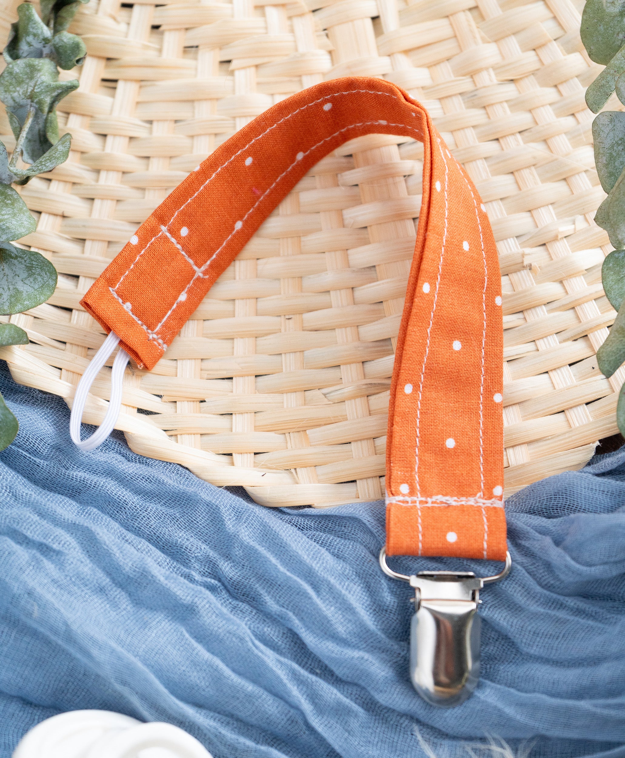 Pacifier Clip | Clementine