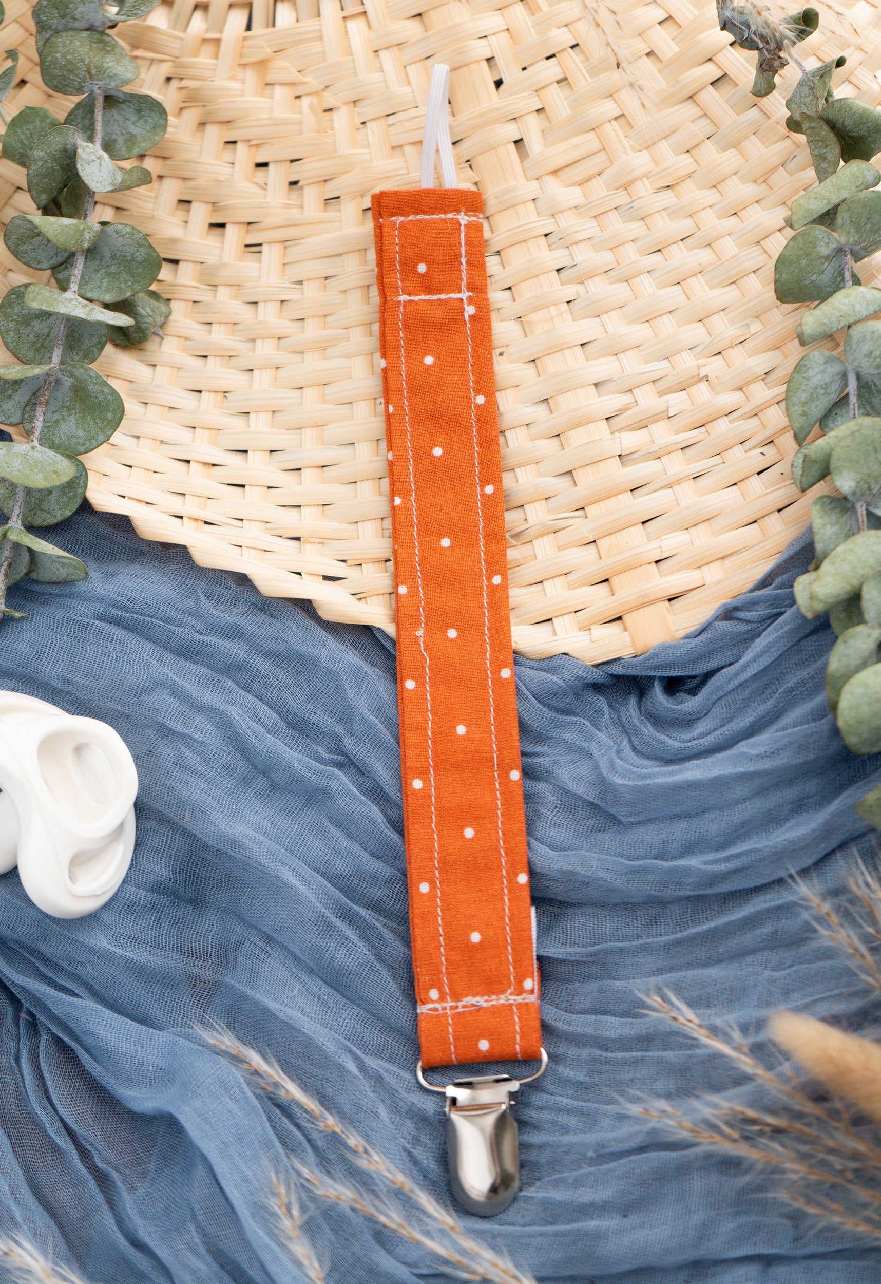 Pacifier Clip | Clementine