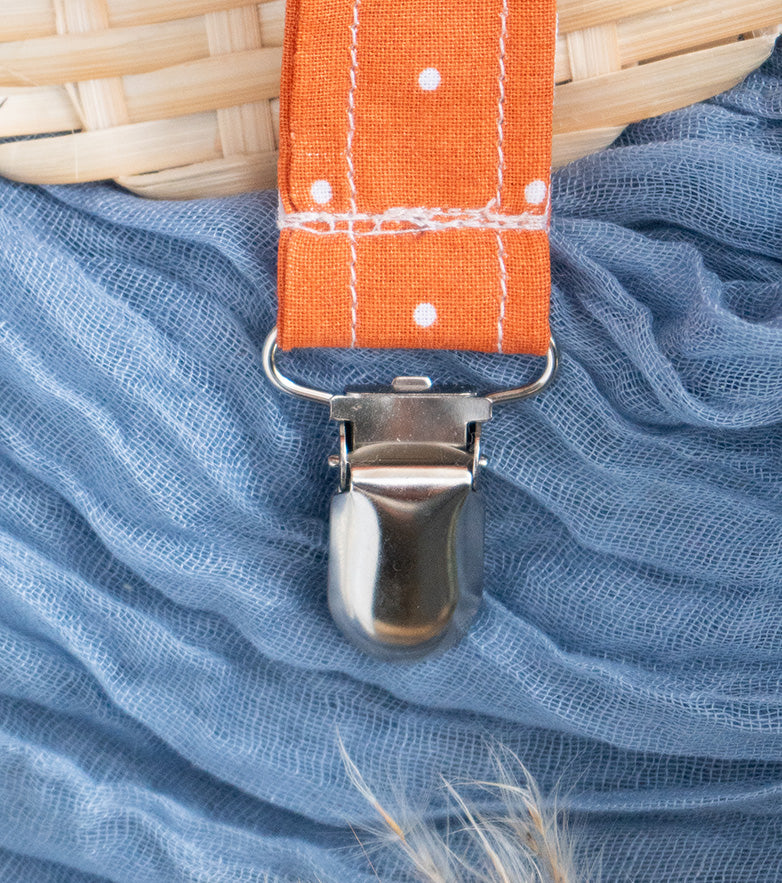 Pacifier Clip | Clementine