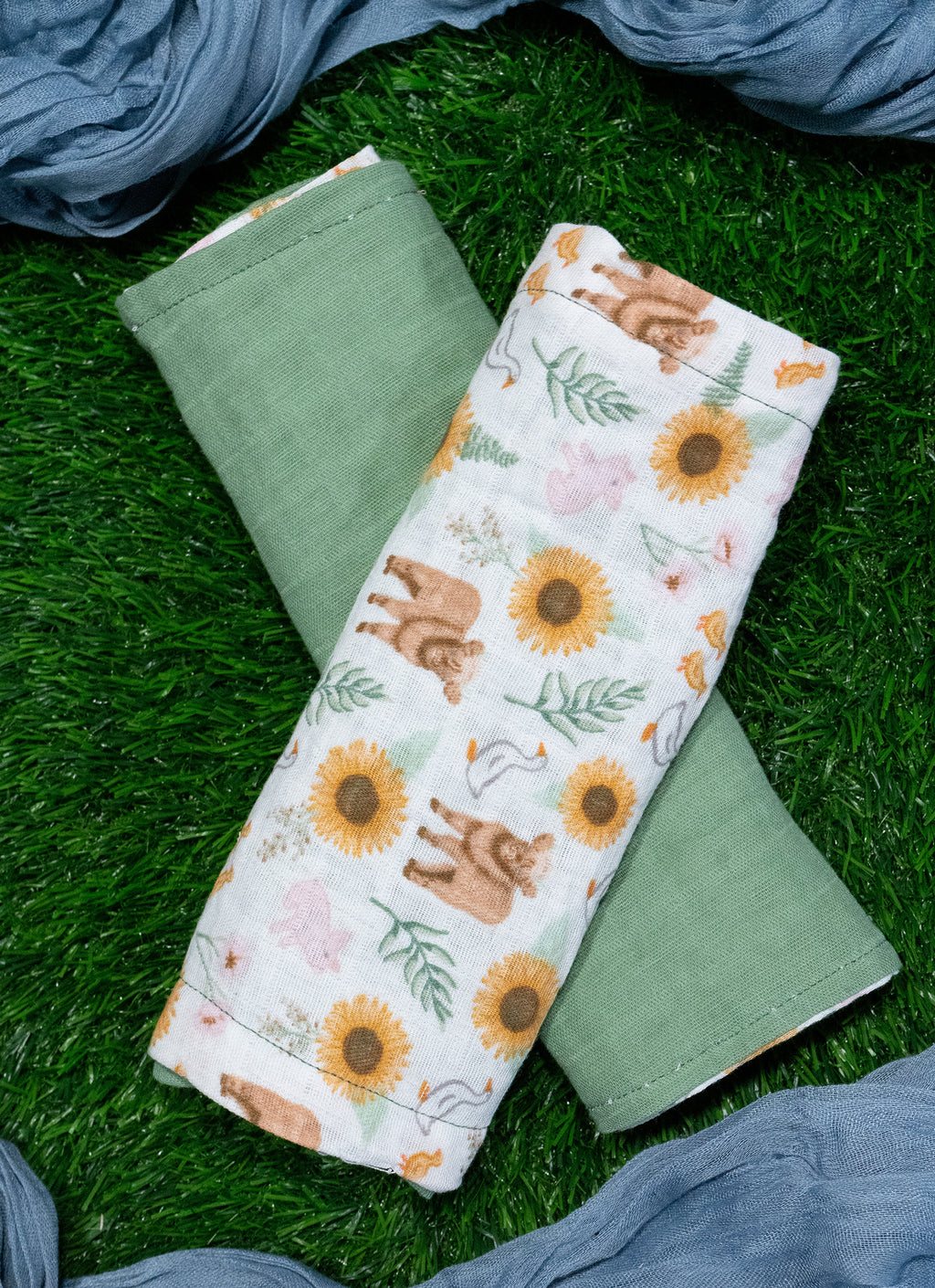 Muslin Burp Cloth Set | Highland Homestead