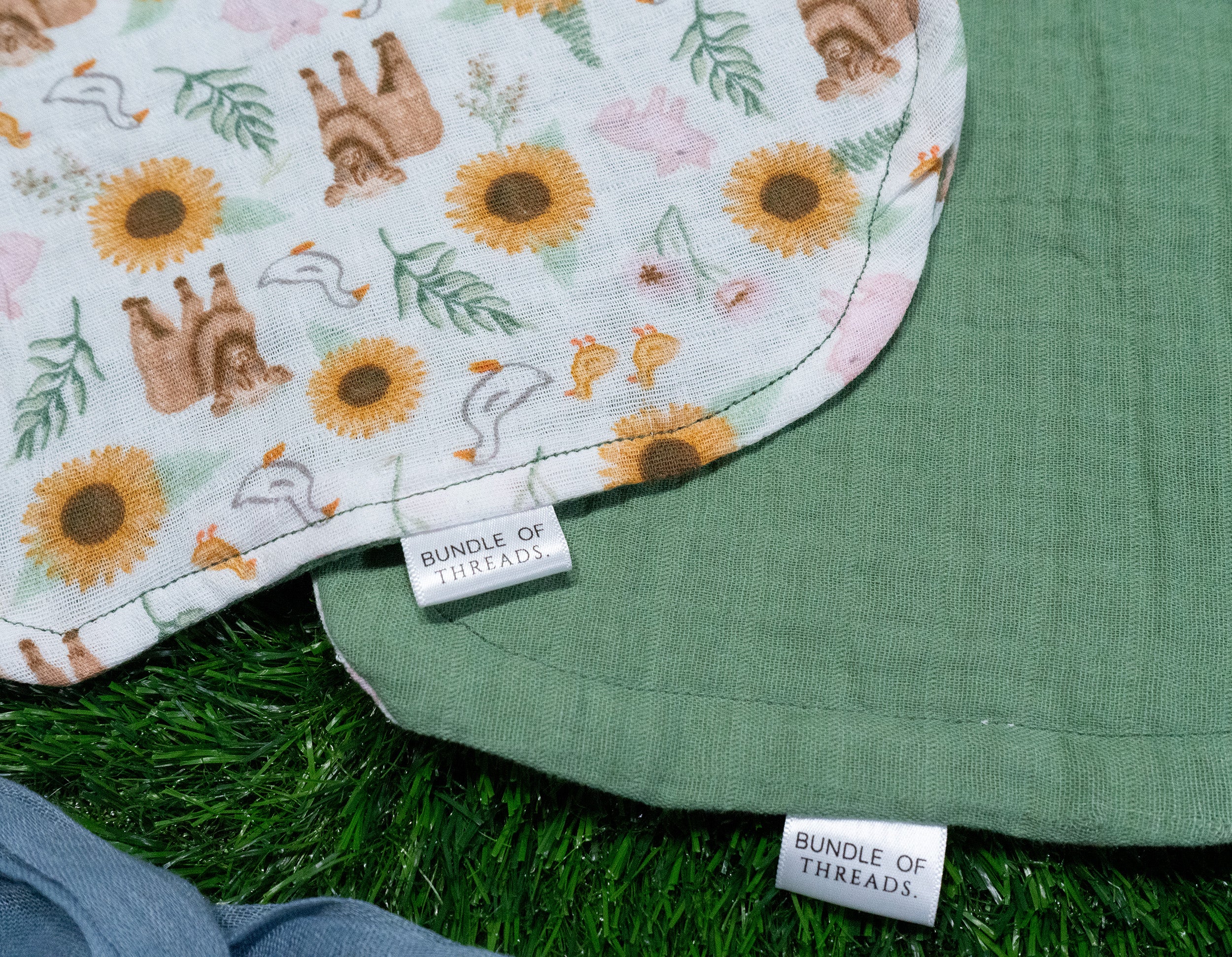 Muslin Burp Cloth Set | Highland Homestead