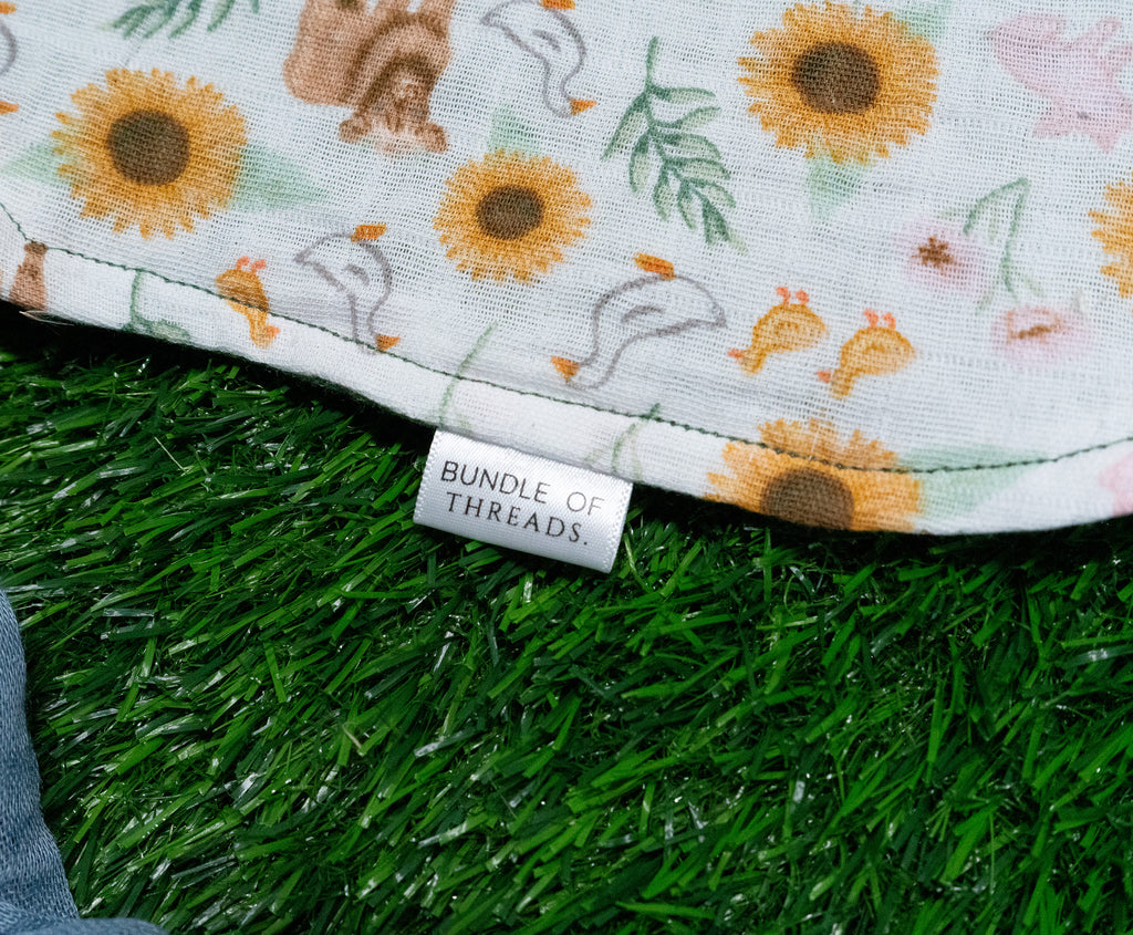 Muslin Burp Cloth Set | Highland Homestead