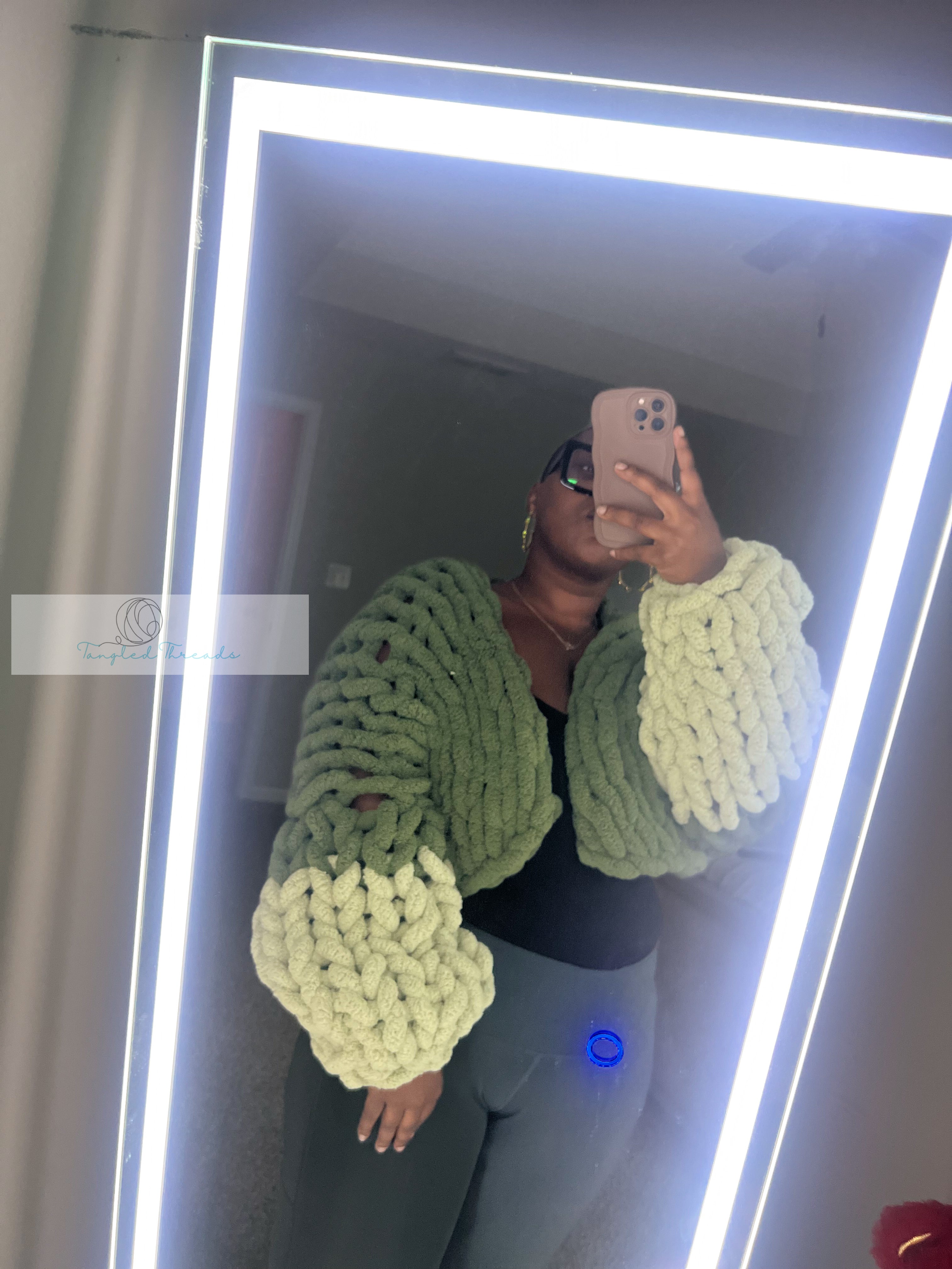 Chunky Cardigan- Crop
