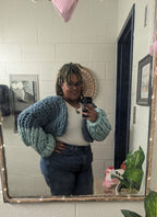 Chunky Cardigan- Crop