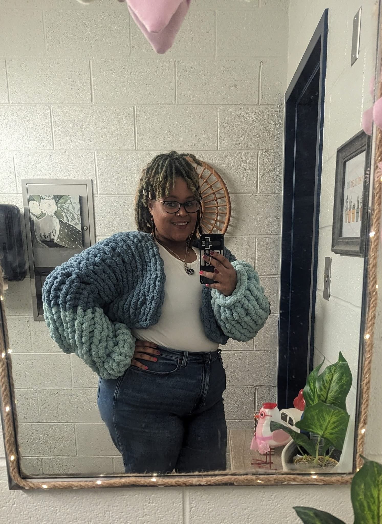 Chunky Cardigan- Crop