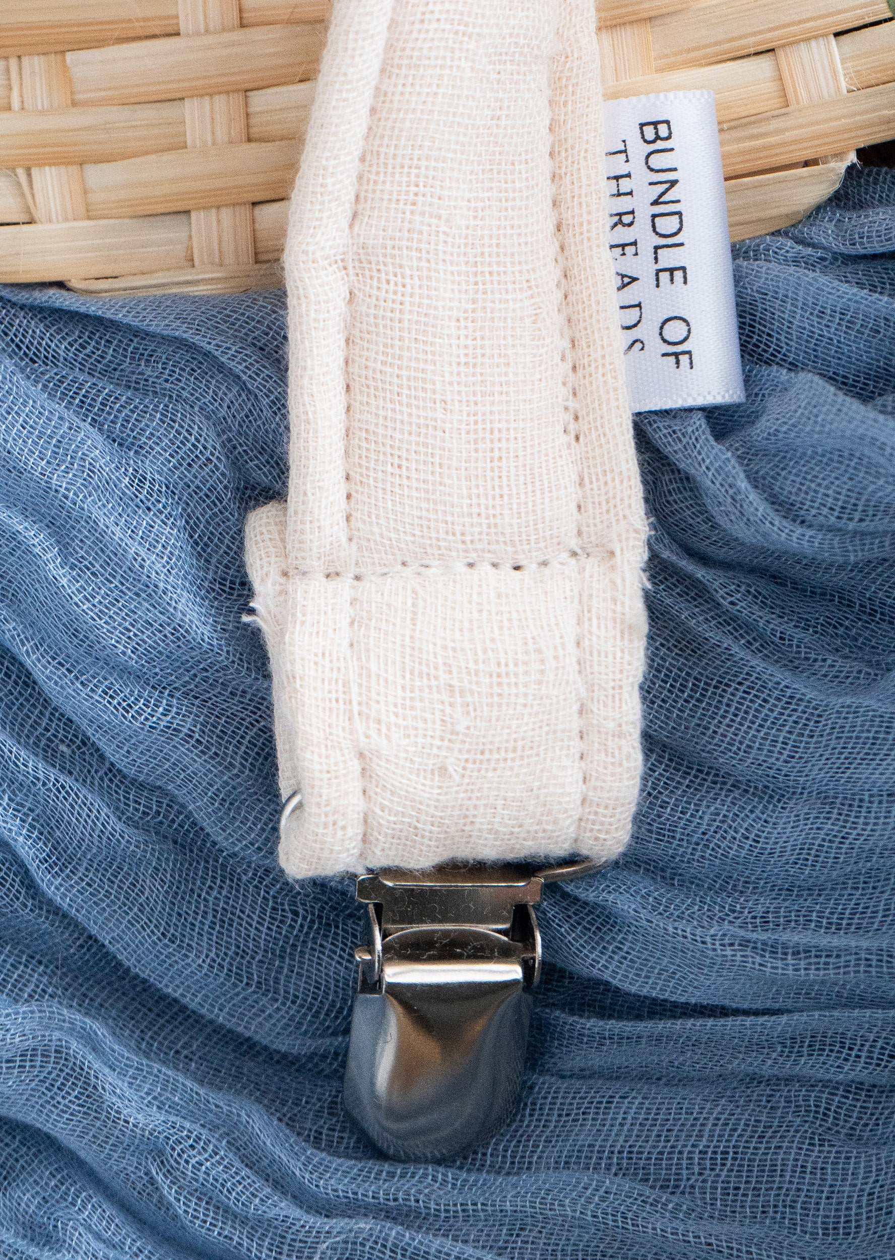 Pacifier Clip | Ivory Cloud