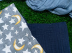 Muslin Burp Cloth Set | Moonlit Dreams
