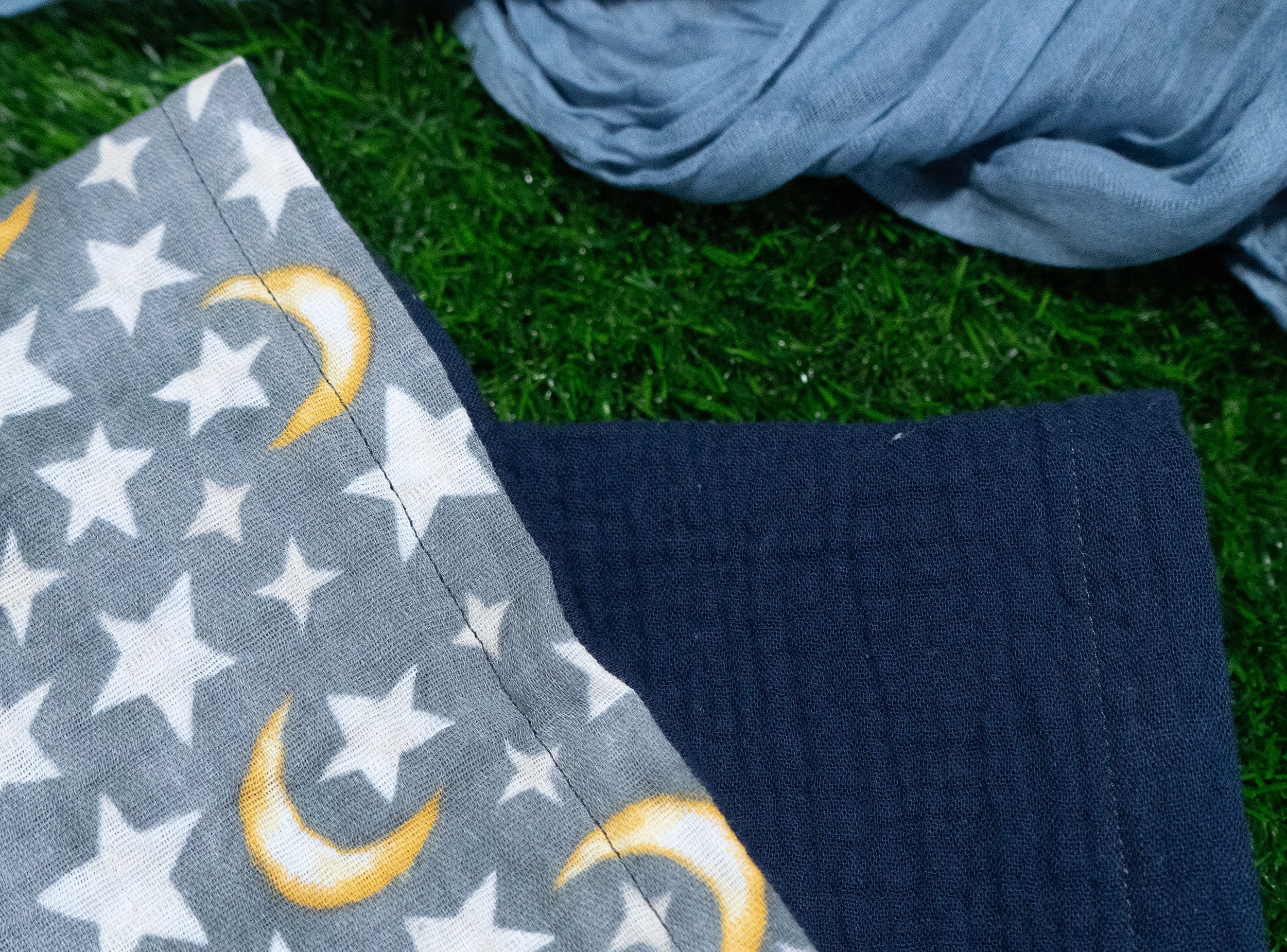 Muslin Burp Cloth Set | Moonlit Dreams