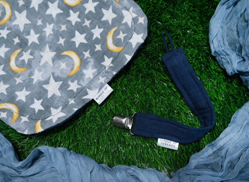 Muslin Burp Cloth Set | Moonlit Dreams