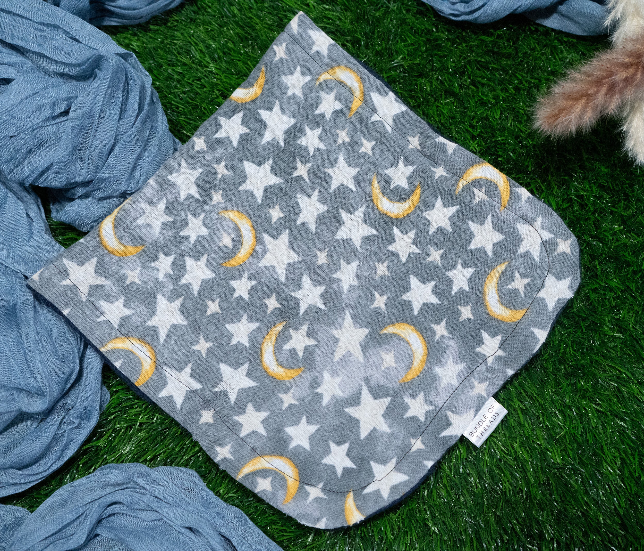 Muslin Burp Cloth Set | Moonlit Dreams