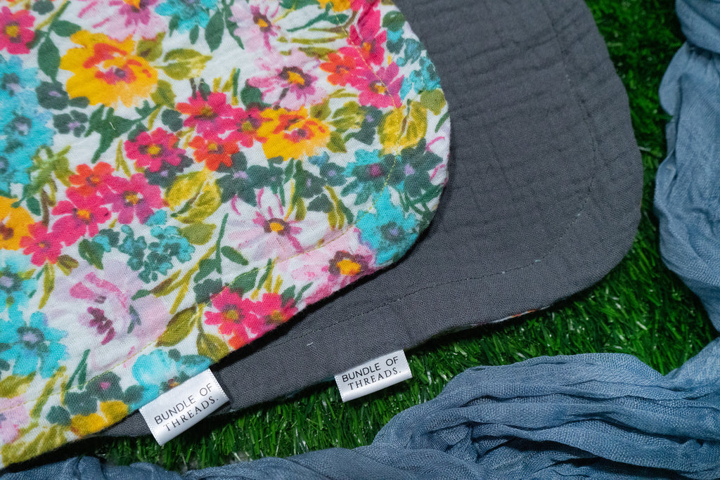 Muslin Burp Cloth Set | Secret Garden