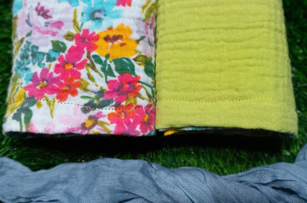 Muslin Burp Cloth Set | Secret Garden