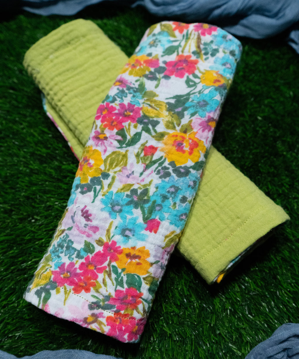 Muslin Burp Cloth Set | Secret Garden