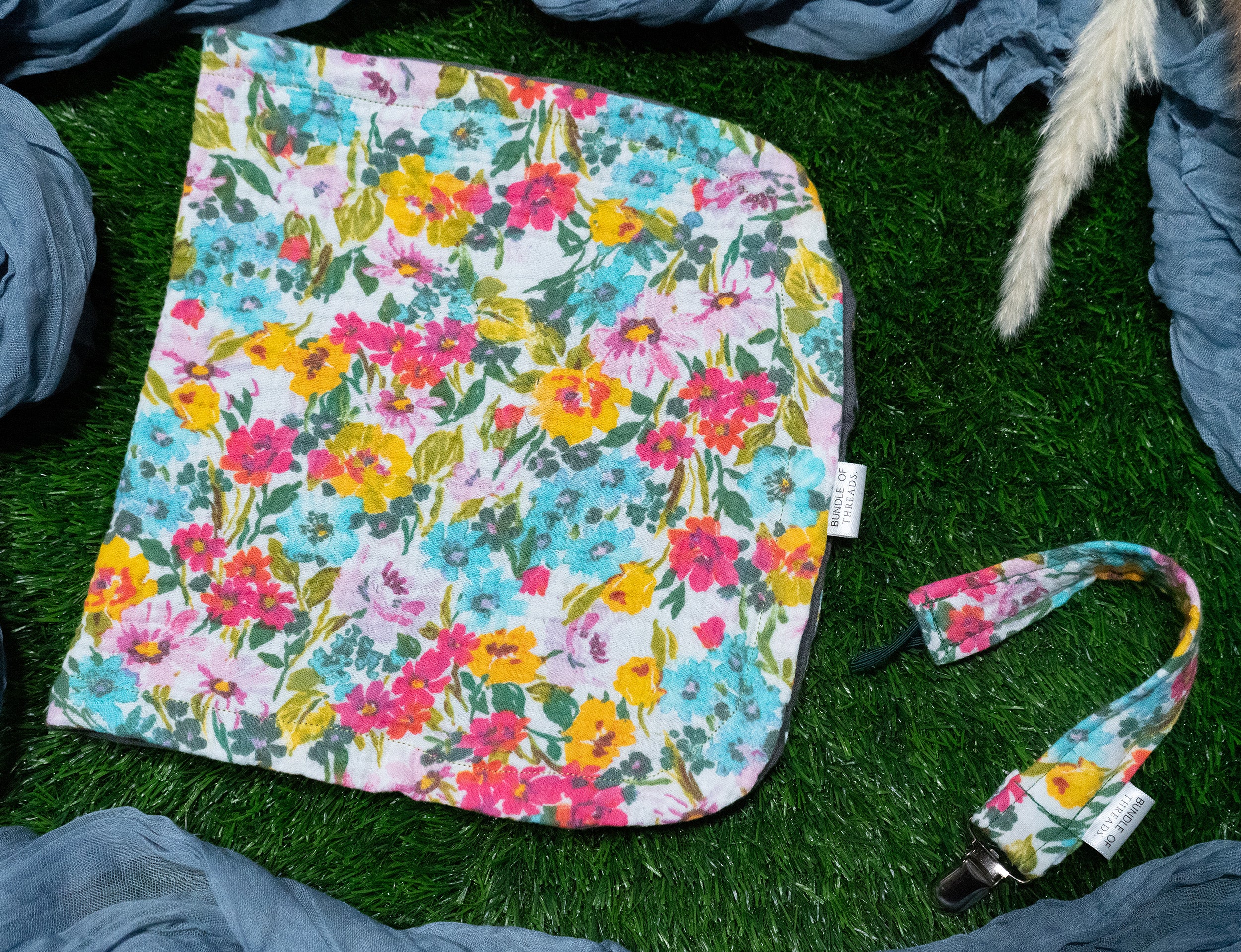 Muslin Burp Cloth Set | Secret Garden