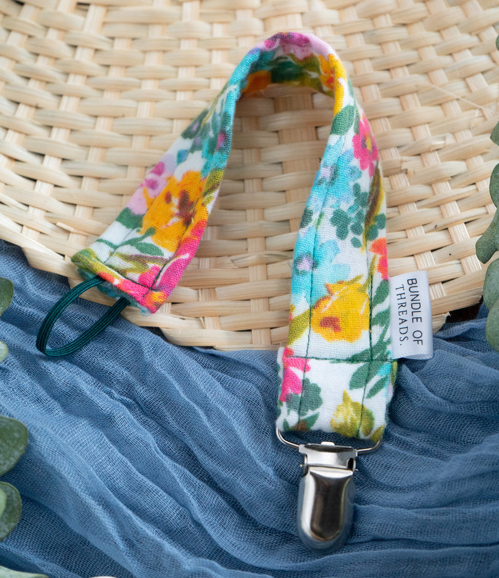 Pacifier Clip | Secret Garden