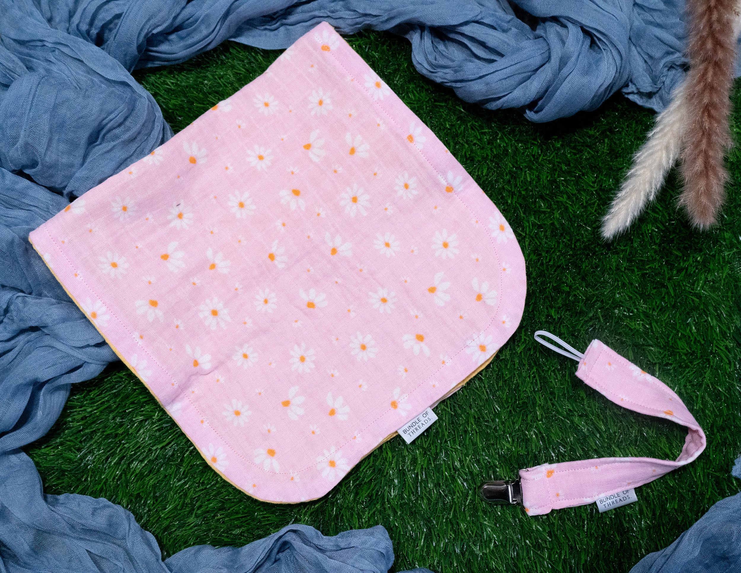 Muslin Burp Cloth Set | Sun- Kissed Daisy
