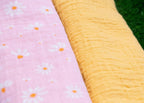 Muslin Burp Cloth Set | Sun- Kissed Daisy