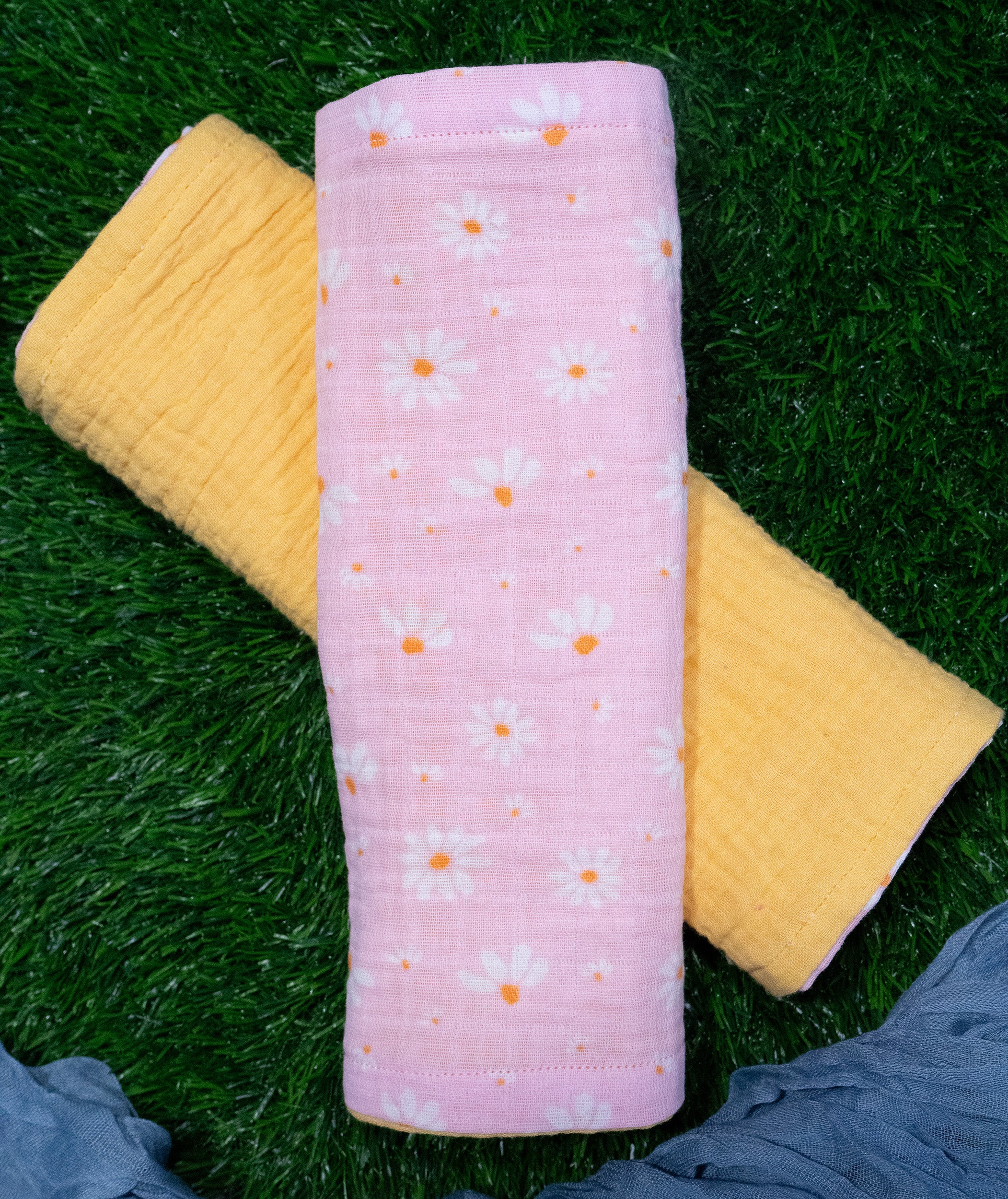 Muslin Burp Cloth Set | Sun- Kissed Daisy