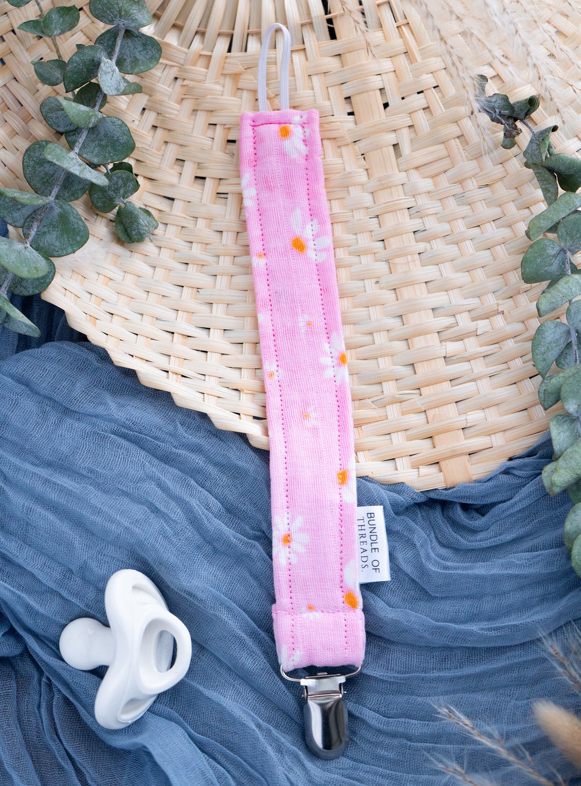 Pacifier Clip | Sun-Kissed Daisy