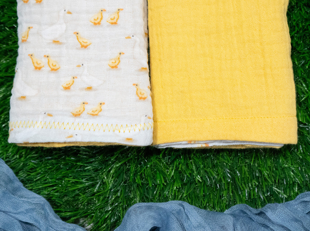 Muslin Burp Cloth Set | Willow Pond