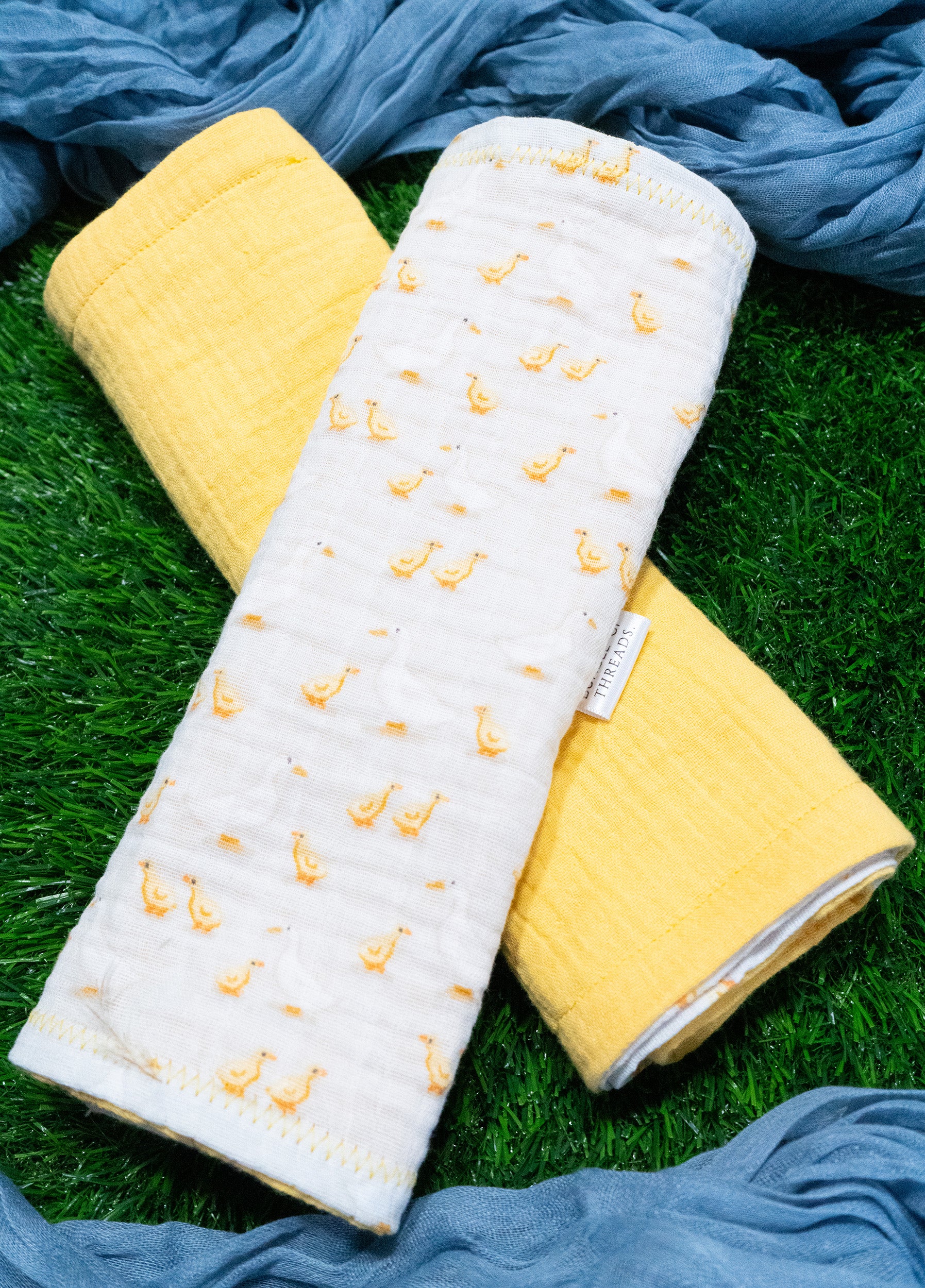 Muslin Burp Cloth Set | Willow Pond