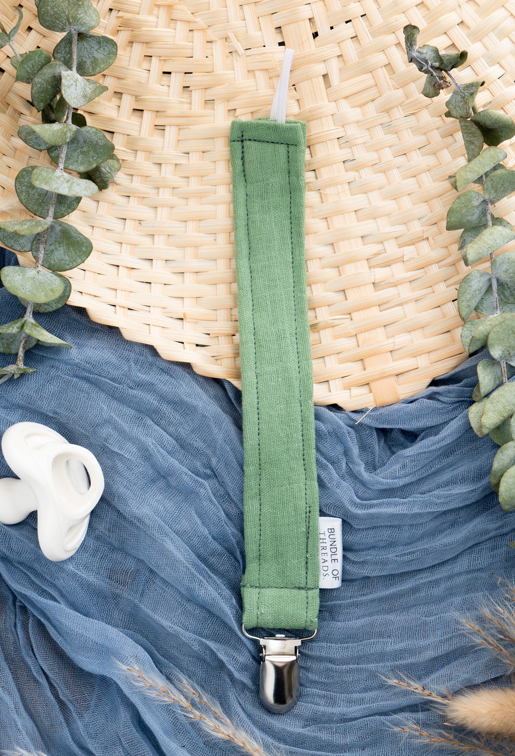 Pacifier Clip | Woodland Sage