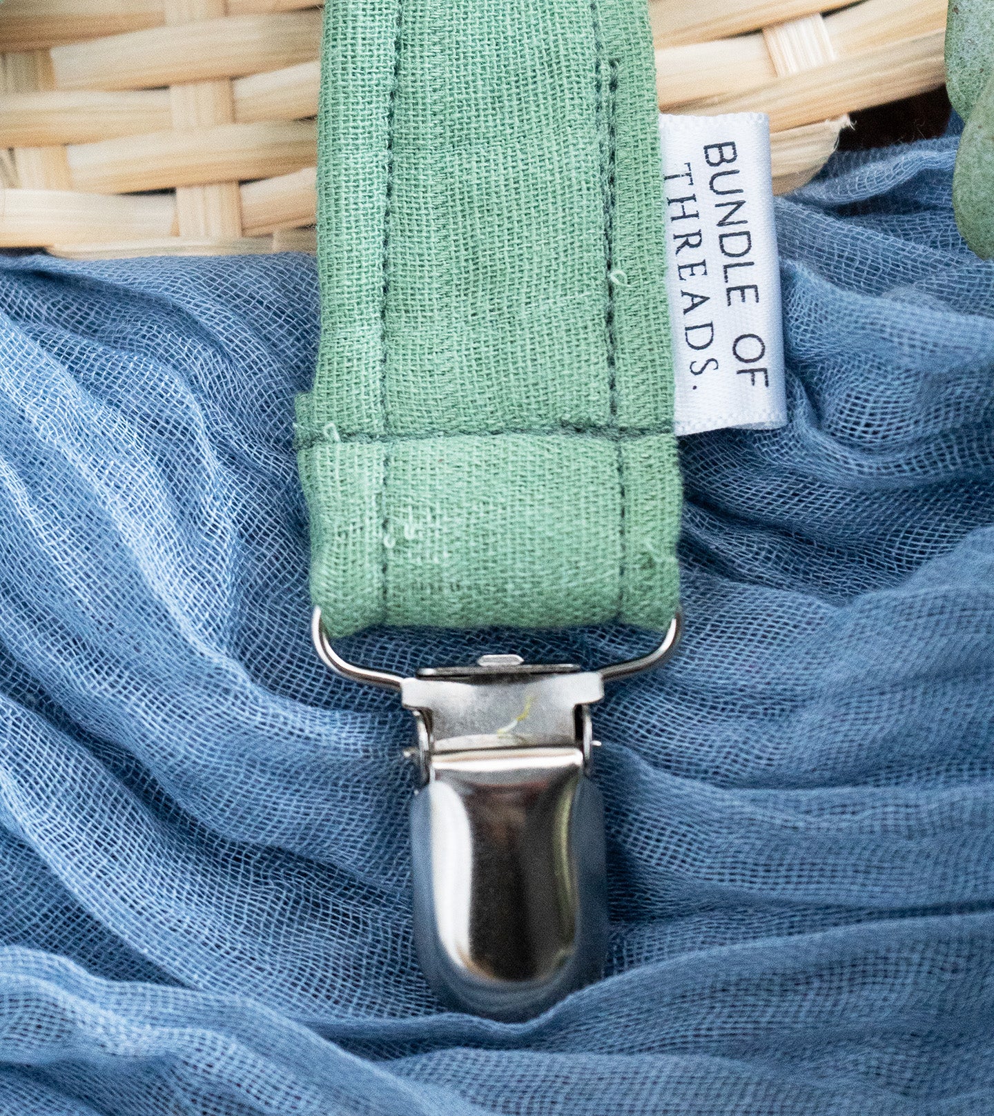 Pacifier Clip | Woodland Sage